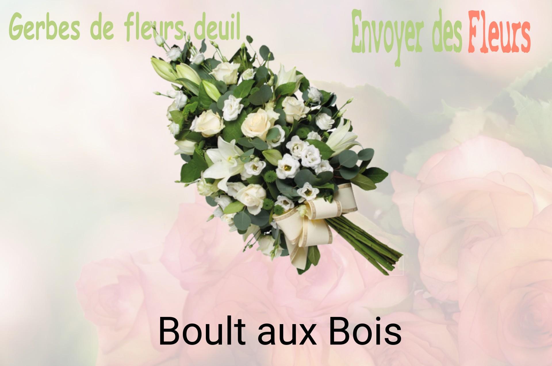 Gerbe de fleurs de deuil livrée à Boult-aux-Bois